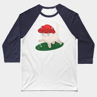 Smushroom Cat Baseball T-Shirt